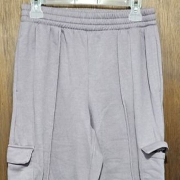 Women's Purple Cargo Sweatpants - Size L - Picture 3 of 7